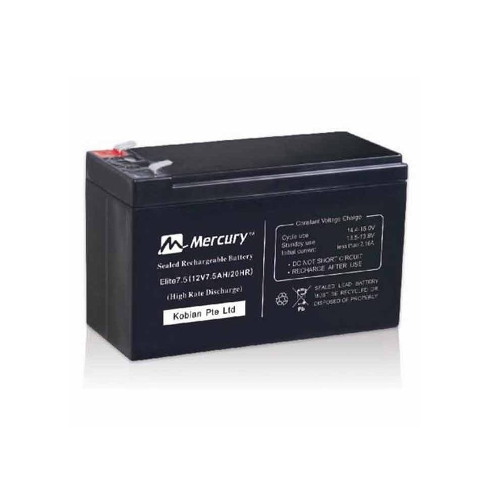 Mercury Elite 7.5Ah 12V Sealed Lead Acid UPS Battery Mercury Elite 7.5Ah 12V Sealed Lead Acid UPS Battery PROD-Mercury UPS-25
