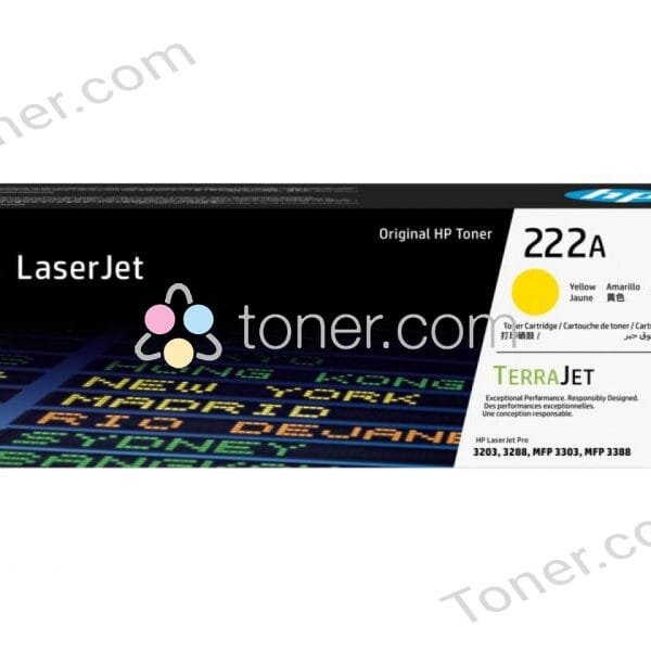 Mercury MW2222A Yellow Toner Cartridge (222A) 1,300 Page Yield MW2222A