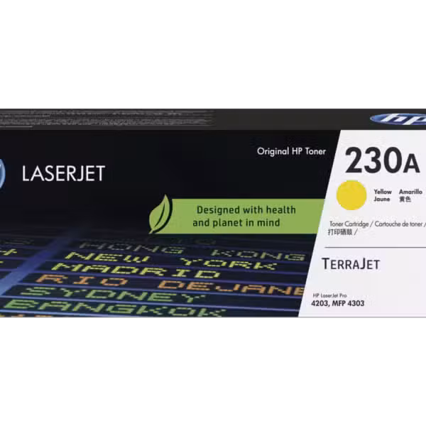 Mercury MW2302A Yellow Toner Cartridge 1800 Page Yield MW2302A