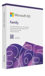 Microsoft 365 Family 1-Year Subscription 6-User 6TB OneDrive Medialess (6GQ-01889) PROD-Kaspersky-Microsoft-1