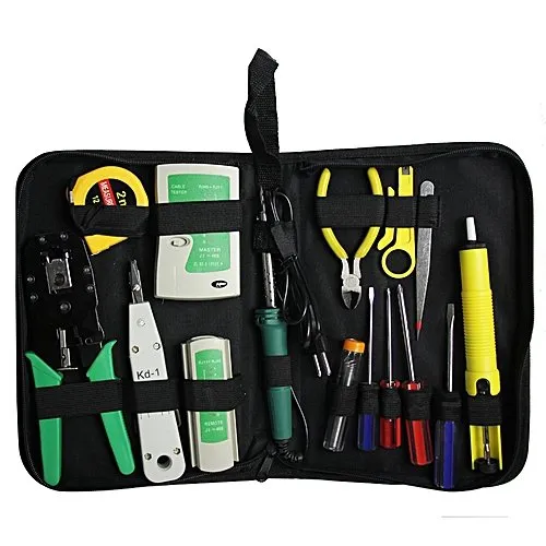 PS-P18 18-in-1 Network Maintenance Tool Kit with Tester and Crimper