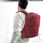 Promate Apollo-BP 15.6-inch Multi-functional Laptop Backpack, Red APOLLO-BP.RED