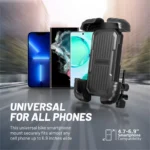 Promate BIKEMOUNT-2 SecureMount 360° Rotatable Bike Mount 4.7"-6.9" BIKEMOUNT-2
