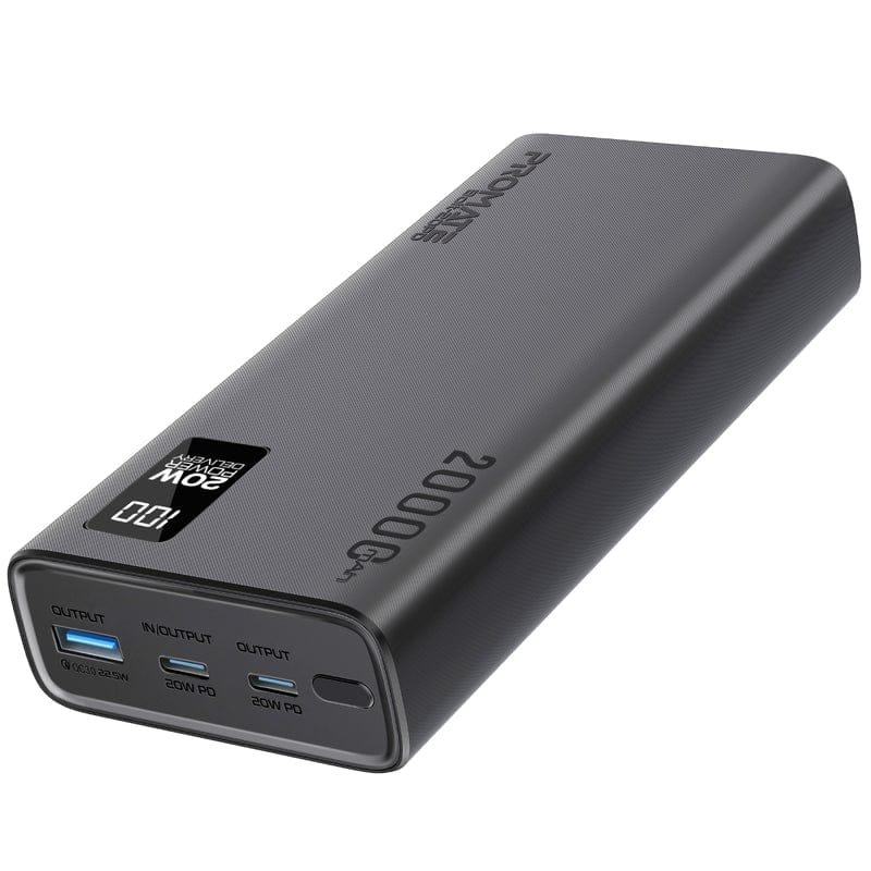 Promate Bolt-20PD 20000mAh 22.5W Power Bank Promate Bolt-20PD 20000mAh 22.5W Power Bank BOLT-20PD.BLACK