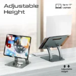 Promate DeskMate-7 Multi-Level Aluminum Laptop Stand for 16" Laptops DESKMATE-7