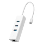 Promate GigaHub-C USB-C to 1000Mbps LAN and 3-Port USB 3.0 Hub GIGAHUB-C