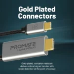 Promate HDMI-PD100 4K@60Hz USB-C to HDMI Cable with 100W Power Delivery HDMI-PD100