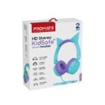 Promate Jewel KidSafe Wired Headset 85dB Limit 3.5mm JEWEL.AQUA/ BUBBLEGUM