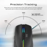 Promate Kitt Wireless Ergonomic Mouse 1600DPI Rechargeable KITT.BLACK
