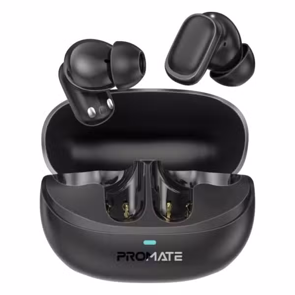 Promate Lush-Pro TWS Earbuds Bluetooth 5.3 4-Mic ENC IPX4 LUSH-PRO.BLACK