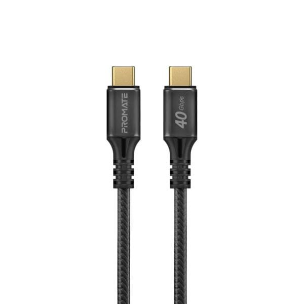 Promate PowerBolt240-2M 240W USB-C 40Gbps Cable POWERBOLT240-2M