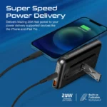 Promate PowerMag-10Pro 10000mAh 15W MagSafe 20W PD Power Bank PowerMag-10Pro.Black / Blue