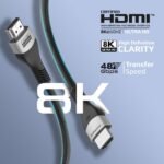 Promate PrimeLink8K-300 8K HDMI 2.1 Cable 3M 48Gbps PRIMELINK8K-300