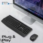 Promate ProCombo-14 Wireless Keyboard and 1200DPI Mouse Combo PROCOMBO-14.EN