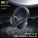 Promate Serene Hybrid ANC Headphones 360° Spatial Audio 40H Playtime SERENE.BLACK