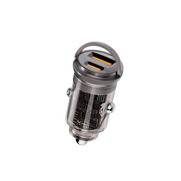 Promate TransDrive-65W 65W PD/QC3.0 Dual Port Mini Car Charger TRANSDRIVE-65W
