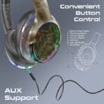 Promate TransTune ANC Wireless Headphones 40H Playtime Gunmetal TRANSTUNE.GUNMETAL