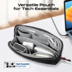 Promate Vali Tech Pouch Nylon Accessory Organizer VALI.BLACK