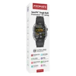 Promate XWatch-SL 2.02" TFT Bluetooth Calling Smartwatch IP68 XWATCH-SL.BLACK