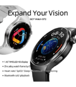 QCY GT2 Smartwatch 1.43-inch AMOLED Bluetooth Calling Silver Gray WA23S3A