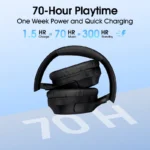 QCY H2 Pro Bluetooth 5.3 Wireless Headphones 60H Playtime BH23H2B