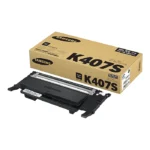 Samsung CLT-K407S Black Toner Cartridge 1,500 Page Yield CLT-K407S