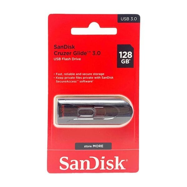 SanDisk Cruzer Glide 3.0 128GB USB Flash Drive SDCZ600-128G-G35