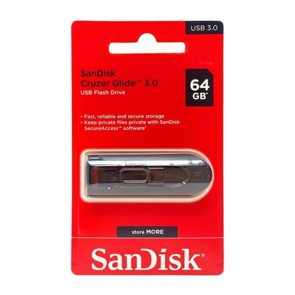 SanDisk Cruzer Glide 64GB USB 3.0 Flash Drive SDCZ600-064G-G35