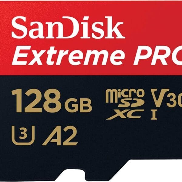 SanDisk Extreme Pro 128GB microSDXC UHS-I 200MB/s V30 Memory Card SDSQXCD-128G-GN6MA