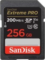SanDisk Extreme Pro 256GB SDXC UHS-I 200MB/s Card SDSDXXD-256G-GN4IN