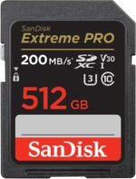 SanDisk Extreme Pro 512GB SDXC UHS-I Card 200MB/s SDSDXXD-512G-GN4IN