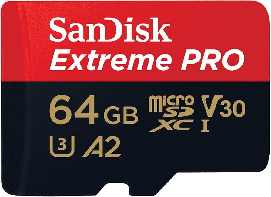 SanDisk Extreme Pro 64GB microSDXC UHS-I 200MB/s Read 90MB/s Write SanDisk Extreme Pro 64GB microSDXC UHS-I 200MB/s Read 90MB/s Write SDSQXCU-064G-GN6MA