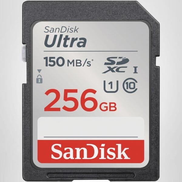 SanDisk Ultra 256GB SDXC UHS-I Card 150MB/s SDSDUNC-256G-GN6IN