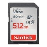 SanDisk Ultra 512GB SDXC UHS-I Card 150MB/s SDSDUNC-512G-GN6IN