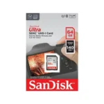 SanDisk Ultra 64GB SDXC UHS-I 140MB/s Memory Card SDSDUNB-064G-GN6IN