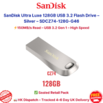 SanDisk Ultra Luxe 128GB USB 3.2 Gen 1 Flash Drive SDCZ74-128G-G46