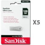 SanDisk Ultra Luxe 128GB USB 3.2 Gen 1 Flash Drive SDCZ74-128G-G46