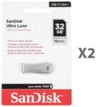 SanDisk Ultra Luxe 32GB USB 3.2 Gen 1 Flash Drive SDCZ74-032G-G46