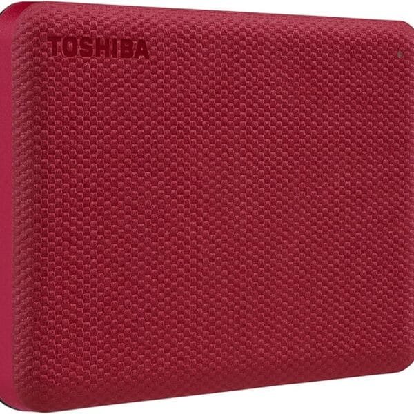 Toshiba Canvio Advance 2TB Portable External Hard Drive USB 3.2 Red HDTCA20ER3AA