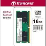 Transcend 16GB DDR5 5600MHz Laptop RAM JM5600ASE-16G