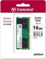 Transcend 16GB DDR5 5600MHz Laptop RAM JM5600ASE-16G