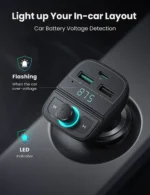 Ugreen CD229 Bluetooth 5.0 Car Charger PD 20W QC 3.0 - Image 2
