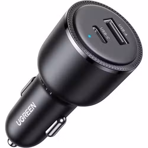 Ugreen EC701 63W Dual Port PD 45W and QC 18W Fast Car Charger