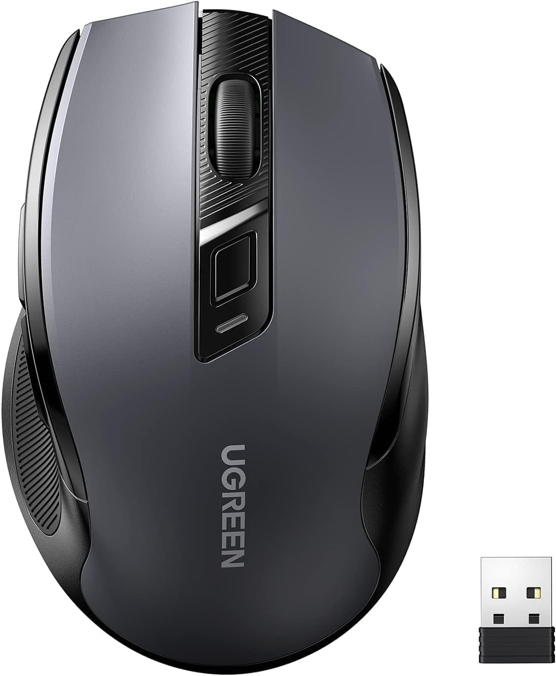 UGREEN-Ergonomic-Wireless-Mouse-MU006 Ugreen MU006 Ergonomic Wireless Mouse 4000 DPI 2.4GHz
