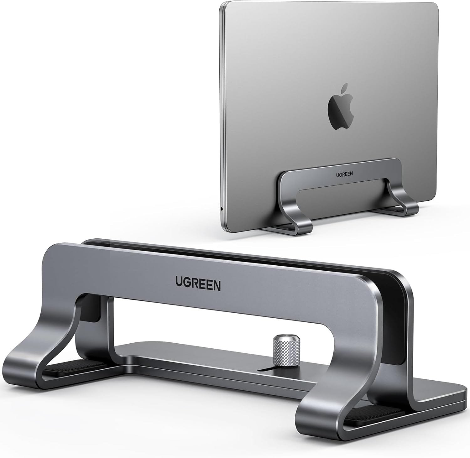 UGREEN-LP258-Vertical-Laptop-Holder Ugreen LP258 Vertical Laptop Stand Aluminum Adjustable Width