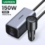 Ugreen 150W GaN 4-Port Car Charger PD 3.1 UG- 35571