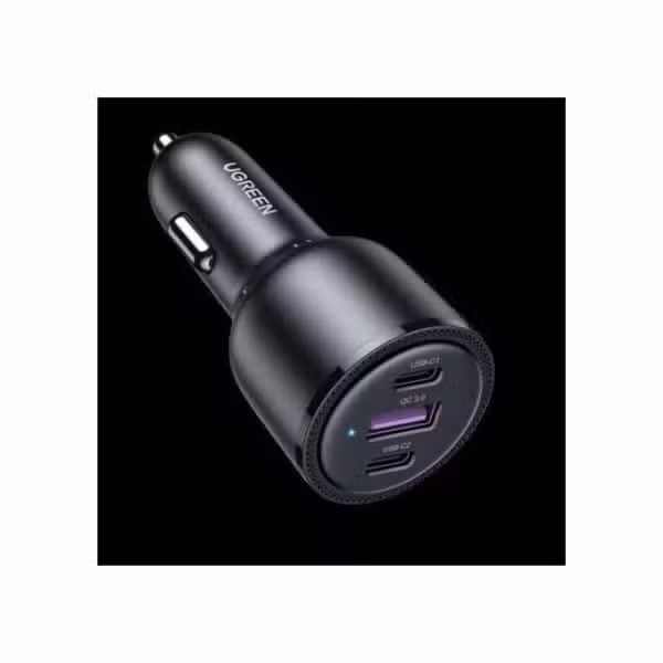 Ugreen CD213 52.5W Dual Port Fast Car Charger USB-C PD USB-A QC