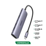 Ugreen CM195 7-in-1 USB-C Hub 4K HDMI 100W PD UG- 15214
