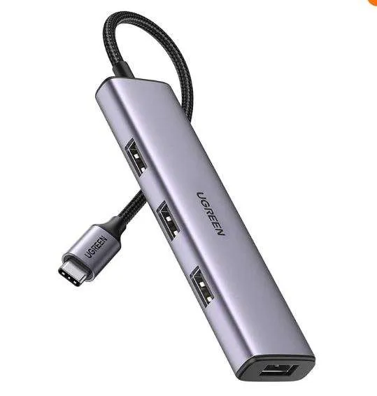 Ugreen CM473 4-Port USB 3.0 Hub 5Gbps Ugreen CM473 4-Port USB 3.0 Hub 5Gbps