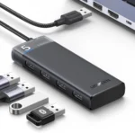 Ugreen CM653 4-Port USB 3.0 Hub 5Gbps with USB-C Power Port